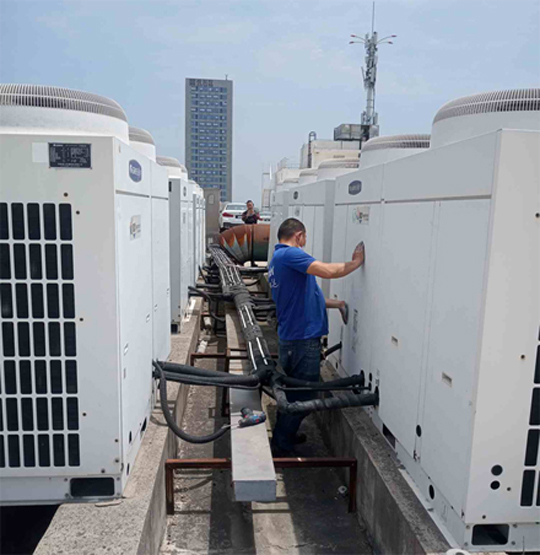 温宿中央空调制热和不制冷系统维修方法